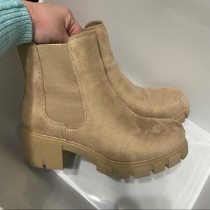 Madden girl lug sole booties